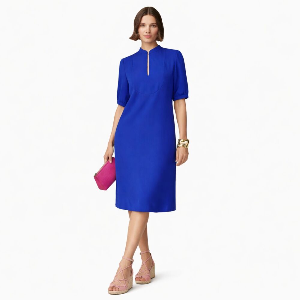 J. Crew Cobalt Blue Shift Dress  | EUC | Spring 2014 Collection | Size 0